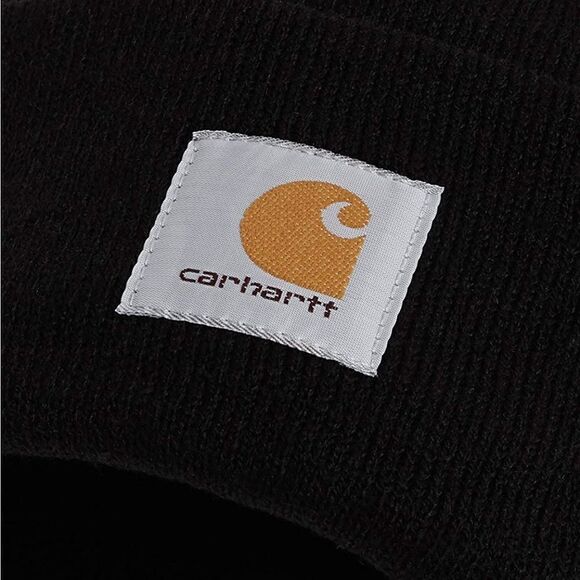 Black Carhartt Beanie Hat NEW - Picture 4 of 5